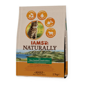IAMS Adult Naturally Cordeiro ra&ccedil;&atilde;o para gatos