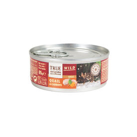 True Origins Wild Winter Edition Codorniz e Salva lata para gatos
