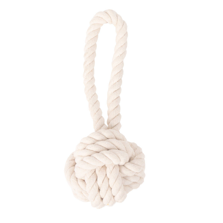 Tootoy! Pull Natural Rope Ball bola com corda e pega para c&atilde;es, , large Imagem n&uacute;mero 2