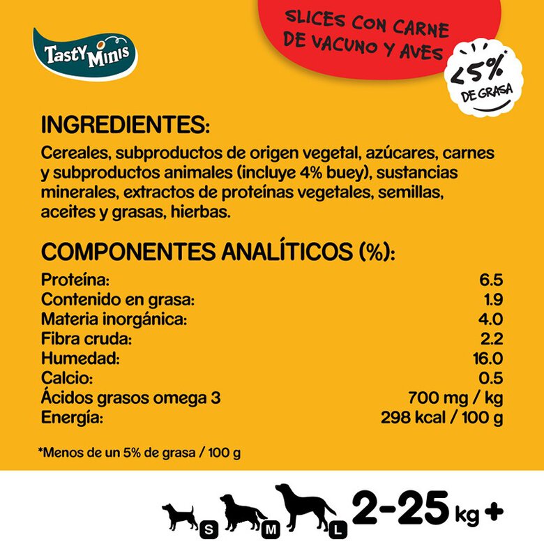 155 g Pedigree Tasty Mini Snacks Sabor Boi e Ave para Cães,  Imagem número 4 155 g Pedigree Tasty Mini Snacks Sabor Boi e Ave para Cães, , large Imagem número 4
