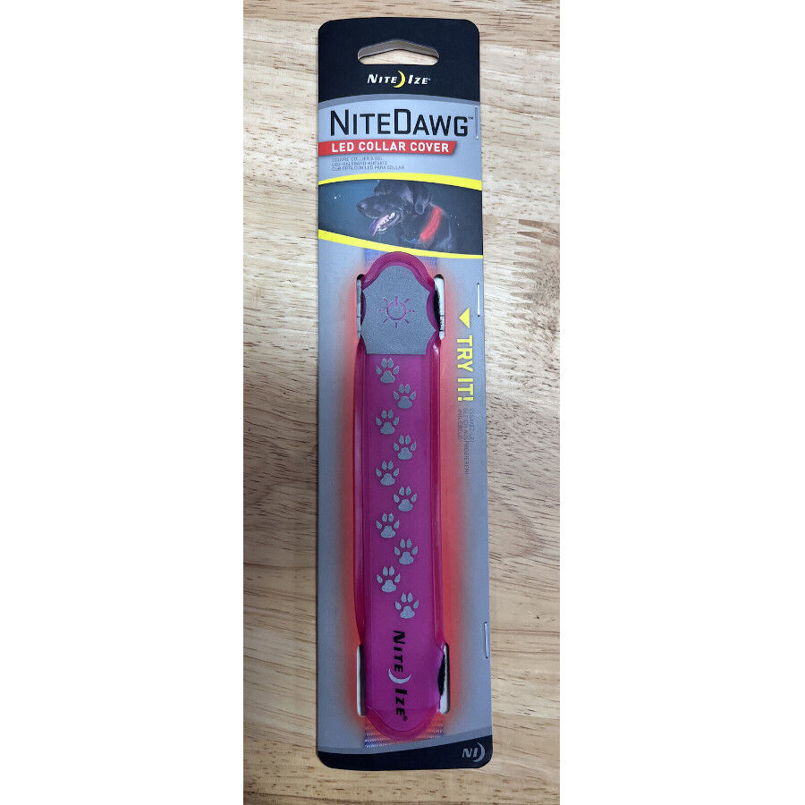 Nite Ize Nite Dawg LED Capa de coleira rosa para c&atilde;es, , large Imagem n&uacute;mero 2