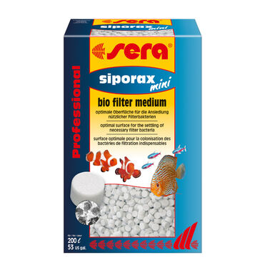 Sera Siporax Mini Professional Anillos de Vidrio Sinterizado para filtración de acuarios