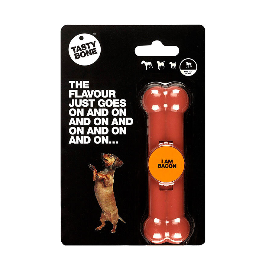 Tastybone Osso Mordedor de Bacon para c&atilde;es, , large Imagem n&uacute;mero 1