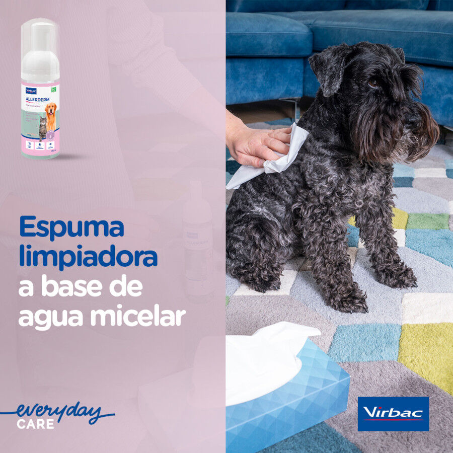 100 ml Virbac Allerderm Foam Cleanser Espuma de limpeza para c&atilde;es, , large Imagem n&uacute;mero 4
