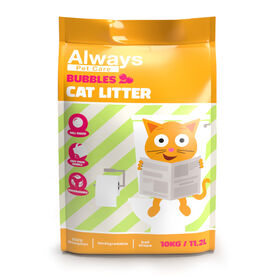Always Bubbles Areia Aglomerante para Gatos