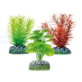 ICA Conjunto de plantas aquáticas com 3 plantas artificiais para aquário