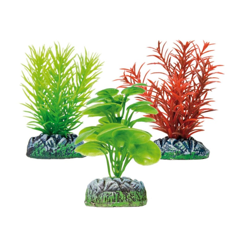 ICA Conjunto de plantas aquáticas com 3 plantas artificiais para aquário,  Imagem número 1 ICA Conjunto de plantas aquáticas com 3 plantas artificiais para aquário, , large Imagem número 1