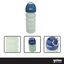 Gotoo Garrafa Bebedouro Port&aacute;til em Silicone Azul e Verde para c&atilde;es e gatos, , large Indicador imagem n&uacute;mero 3