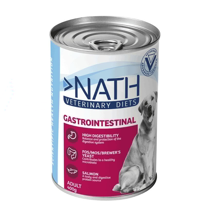 400 g Nath Veterinary Diets Gastrointestinal Salm&atilde;o lata para c&atilde;es, , large Imagem n&uacute;mero 1