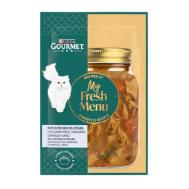 Gourmet My Fresh Menu Peixe do oceano Comida h&uacute;mida para gatos