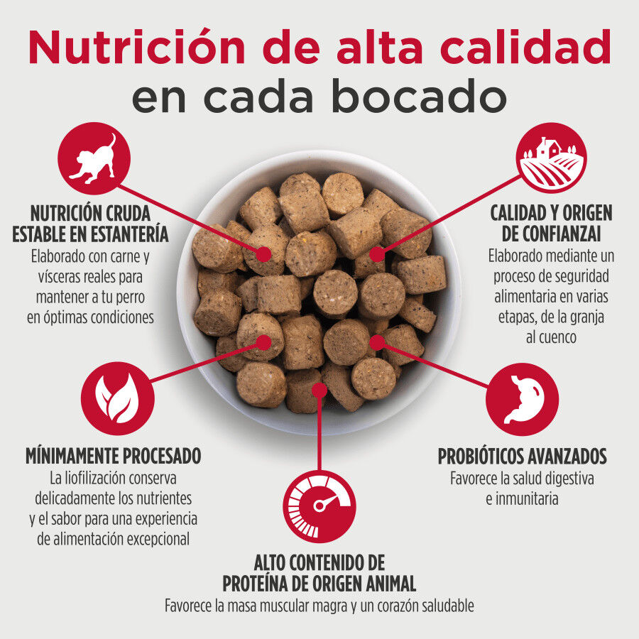 250 g Nulo Freeze-Dried Raw Ra&ccedil;&atilde;o de Peru com Salm&atilde;o e Morangos para c&atilde;es, , large Imagem n&uacute;mero 3