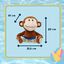Summer Vibes Dolce Vita Monkey Peluche para c&atilde;es, , large Indicador imagem n&uacute;mero 4