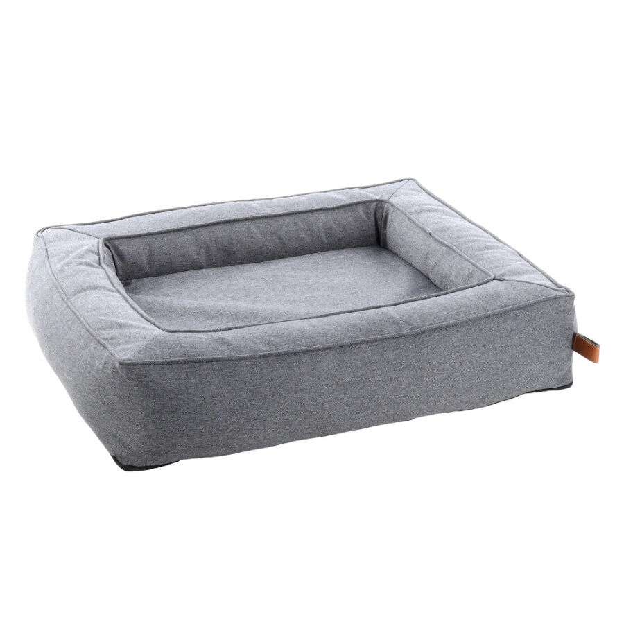 Flamingo Carlota Rectangular Cinzenta cama com fecho para c&atilde;es, , large Imagem n&uacute;mero 2