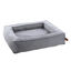 Flamingo Carlota Rectangular Cinzenta cama com fecho para cães, , large Indicador imagem número 2