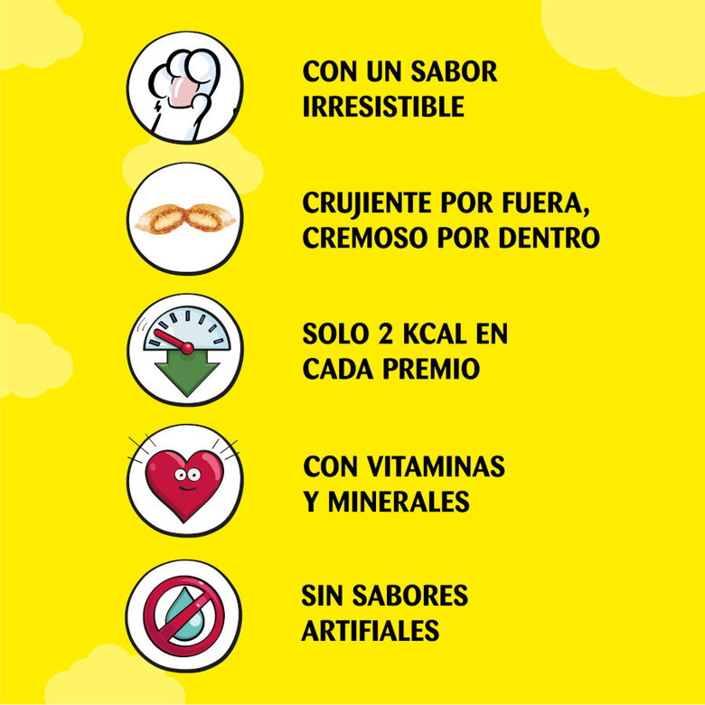 4 saquetas x 10 g Catisfactions Creamy Snack de frango cremoso para gatos,  Imagem número 4 4 saquetas x 10 g Catisfactions Creamy Snack de frango cremoso para gatos, , large Imagem número 4