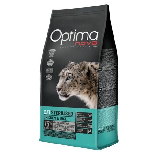 Optima Nova Cat Sterilised comida para gatos Imagem n&uacute;mero 1