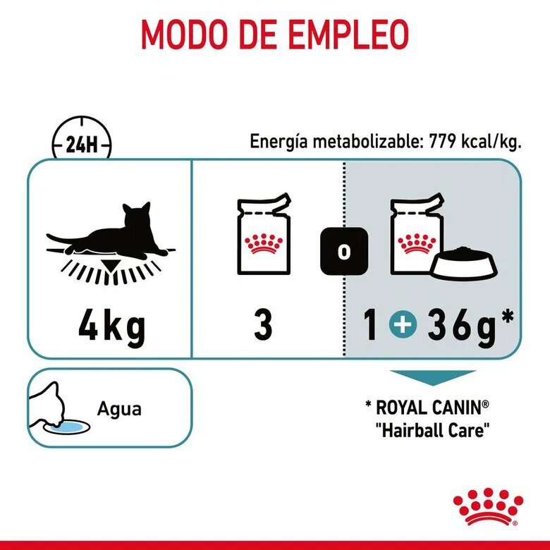 85 g Royal Canin Hairball alimento húmido em molho saquetas para gatos,  Imagem número 12 85 g Royal Canin Hairball alimento húmido em molho saquetas para gatos, , large Imagem número 12
