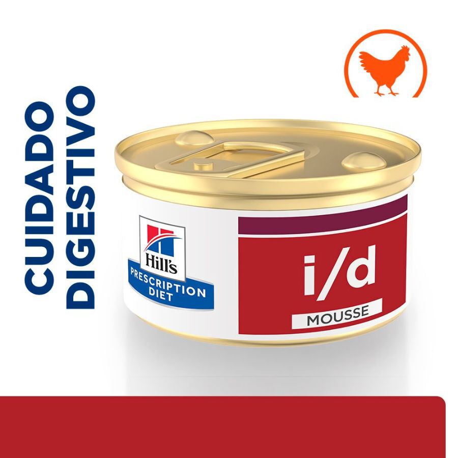 85 g Hill's Prescription Diet i/d Mousse de Frango em Lata para gatos, , large Imagem n&uacute;mero 1