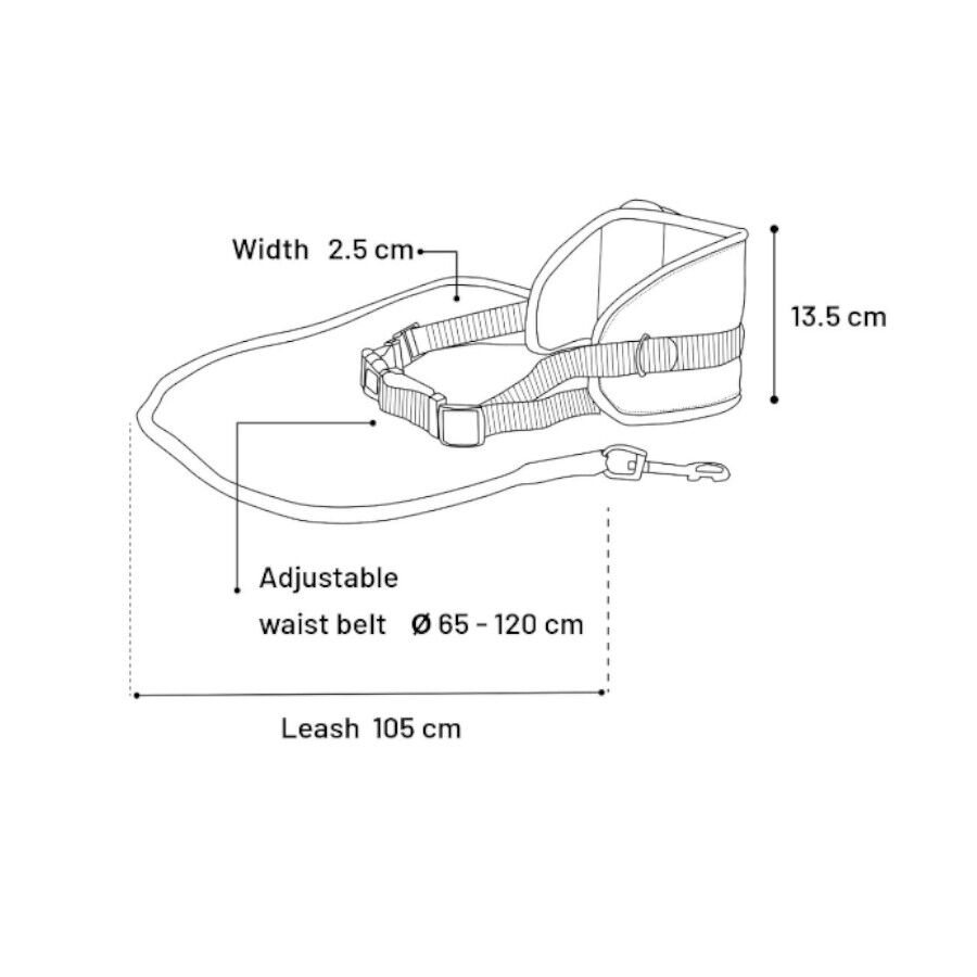 Flamingo Pochete com Trela para c&atilde;es, , large Imagem n&uacute;mero 2