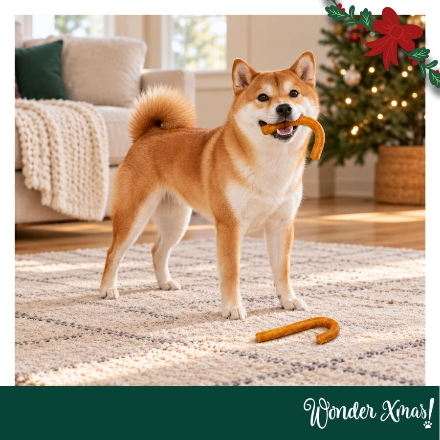 1 pack x 2 uns. Wonder Christmas Dupla de Bengalas de Natal Snacks para C&atilde;es, , large Imagem n&uacute;mero 2