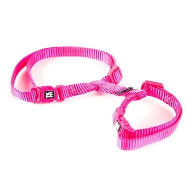 TK-Pet Classic Peitoral Ajustável de Nylon Rosa para gatos