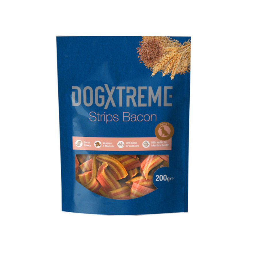 200 g Dogxtreme Snack em tiras de bacon para c&atilde;es, , large Imagem n&uacute;mero 1