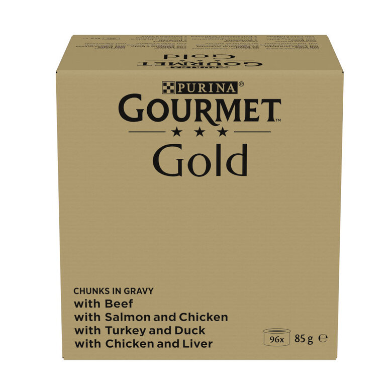 96 latas x 85 g Gourmet Gold Biscoitos em molho latas para gatos,  Imagem número 1 96 latas x 85 g Gourmet Gold Biscoitos em molho latas para gatos, , large Imagem número 1
