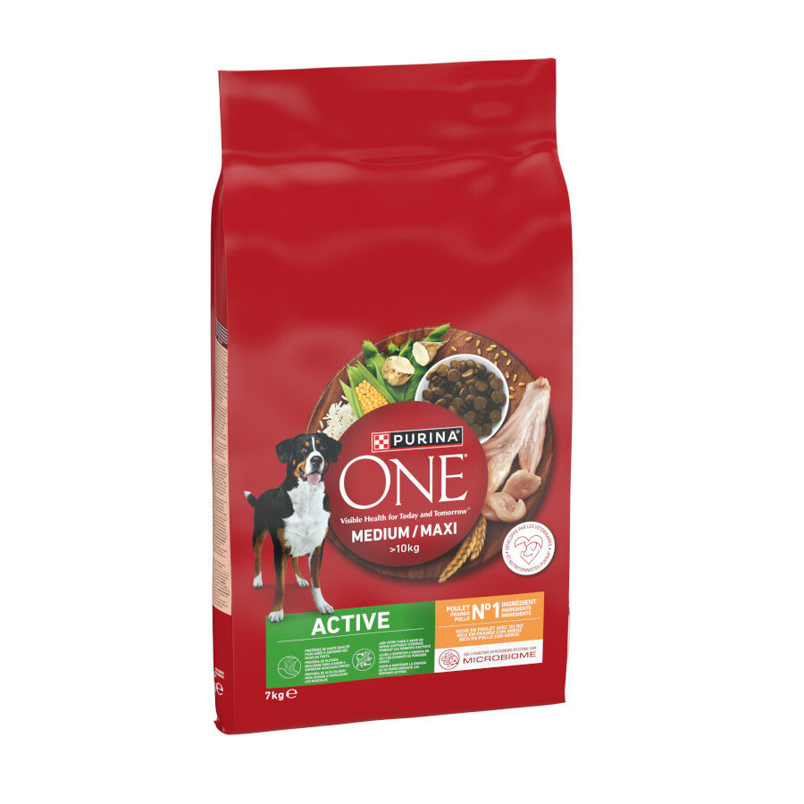 7 kg Purina One Active Pienso Pollo para perros, , large Imagem n&uacute;mero 1
