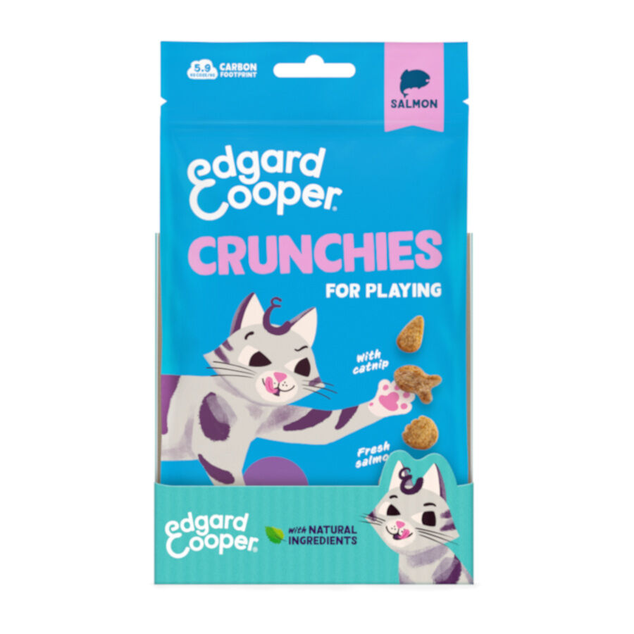 50 g Edgard & Cooper Crunchies Snack de salm&atilde;o para gatos, , large Imagem n&uacute;mero 9