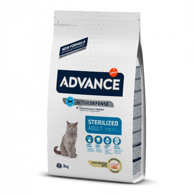 Advance Feline Sterilized peru e cevada v&aacute;rios formatos