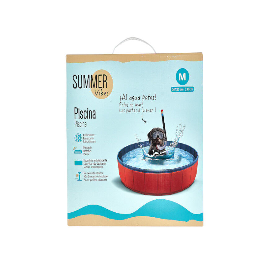 Summer Vibes Fresh Pool Piscina Vermelha para c&atilde;es, , large Imagem n&uacute;mero 5