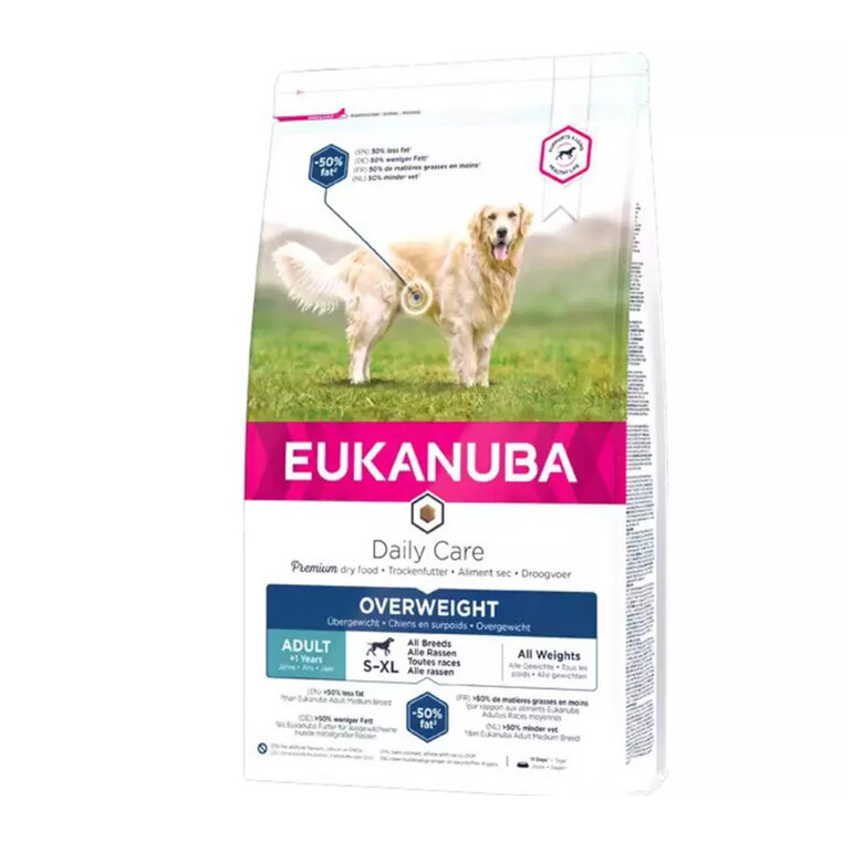 12 kg Eukanuba Adult Daily Care Overweight Sterilized para cães,  Imagem número 1 12 kg Eukanuba Adult Daily Care Overweight Sterilized para cães, , large Imagem número 1