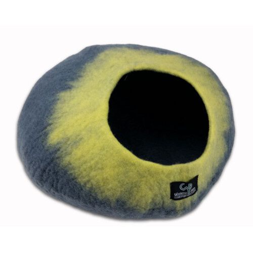 Walking Palm gris y amarillo cueva de lana Imagem n&uacute;mero 1