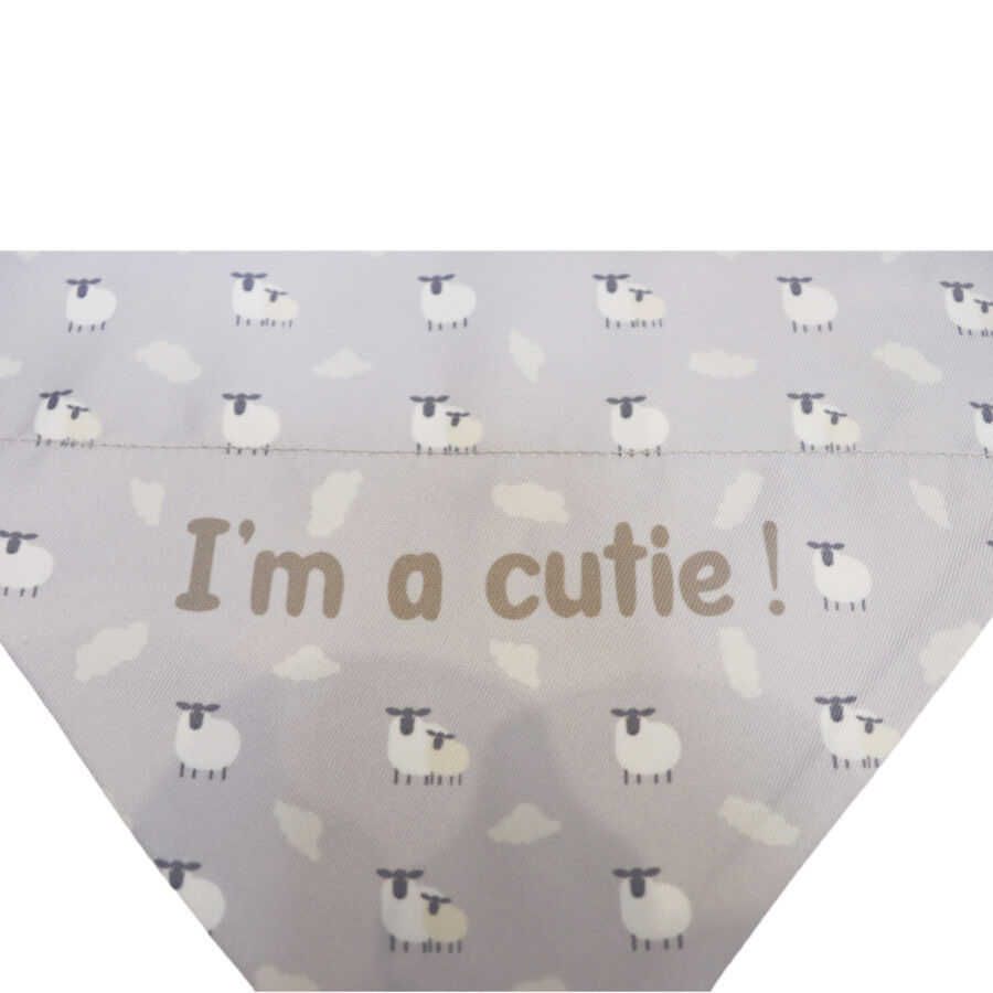 Gotoo Bandana estampada cinzenta para c&atilde;es, , large Imagem n&uacute;mero 3