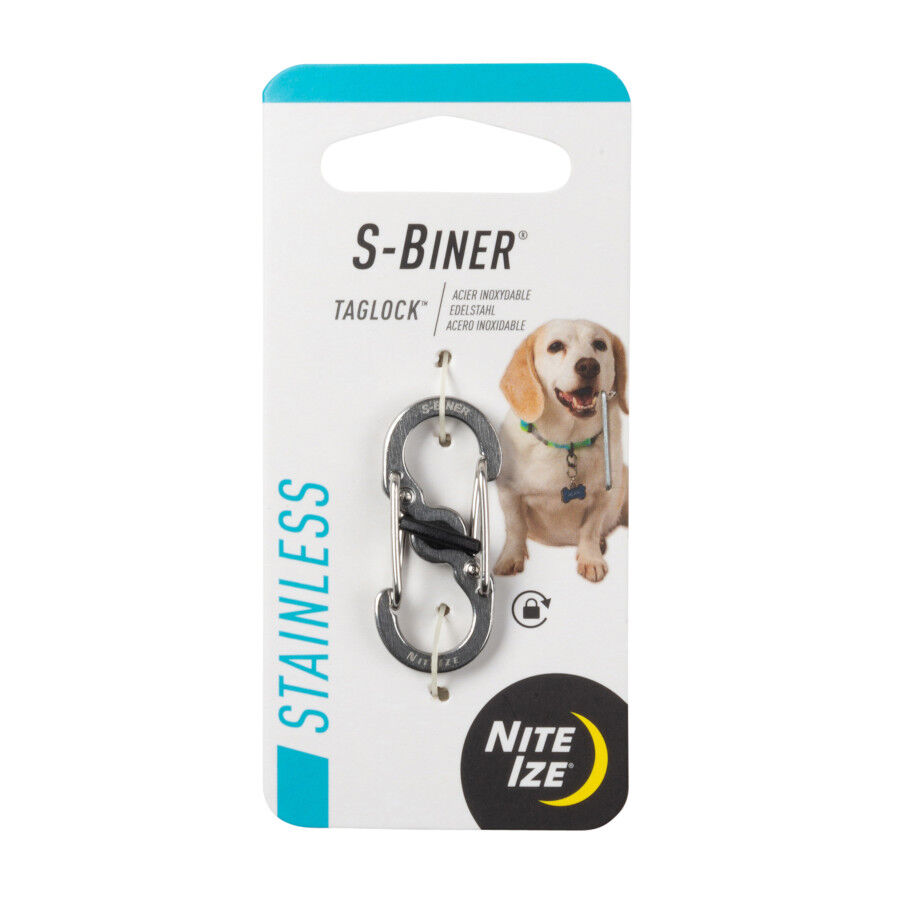 Mosquet&atilde;o Nite Ize S-Biner TagLock para c&atilde;es, , large Imagem n&uacute;mero 1