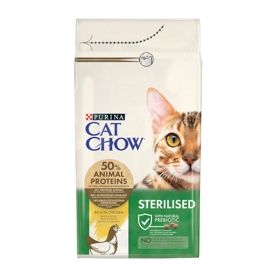 1.5 kg Cat Chow Sterilized Frango Ra&ccedil;&atilde;o para gatos, , large Imagem n&uacute;mero 1