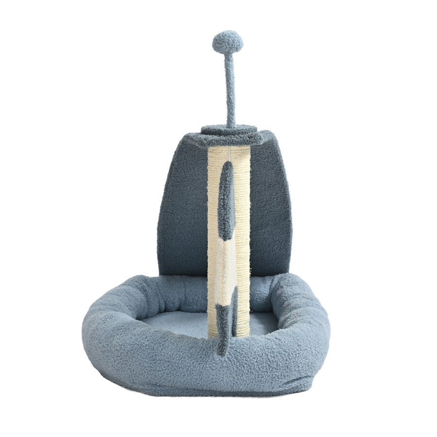 Leeby Koko arranhador com cama e brinquedo para gatinhos, , large Imagem n&uacute;mero 6