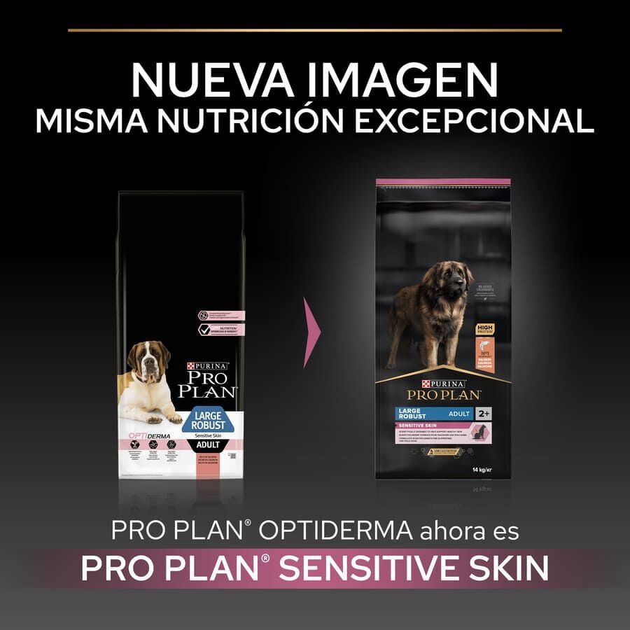 14 kg Pro Plan Adult Large Robust Peles Sens&iacute;veis Salm&atilde;o ra&ccedil;&atilde;o para c&atilde;es, , large Imagem n&uacute;mero 2