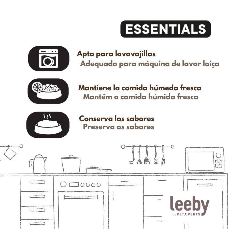 Leeby Tampa para Comedouro Castanha para c&atilde;es e gatos, , large Imagem n&uacute;mero 5