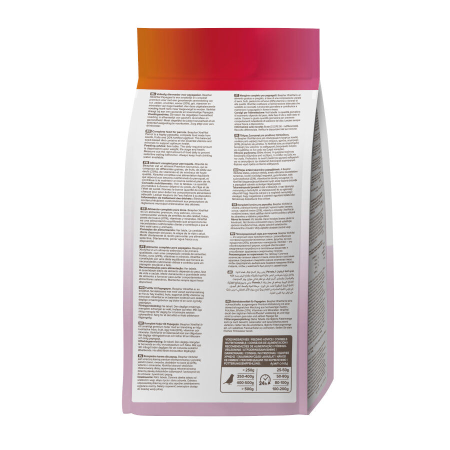 Beaphar XtraVital comida para papagaios, , large Imagem n&uacute;mero 6