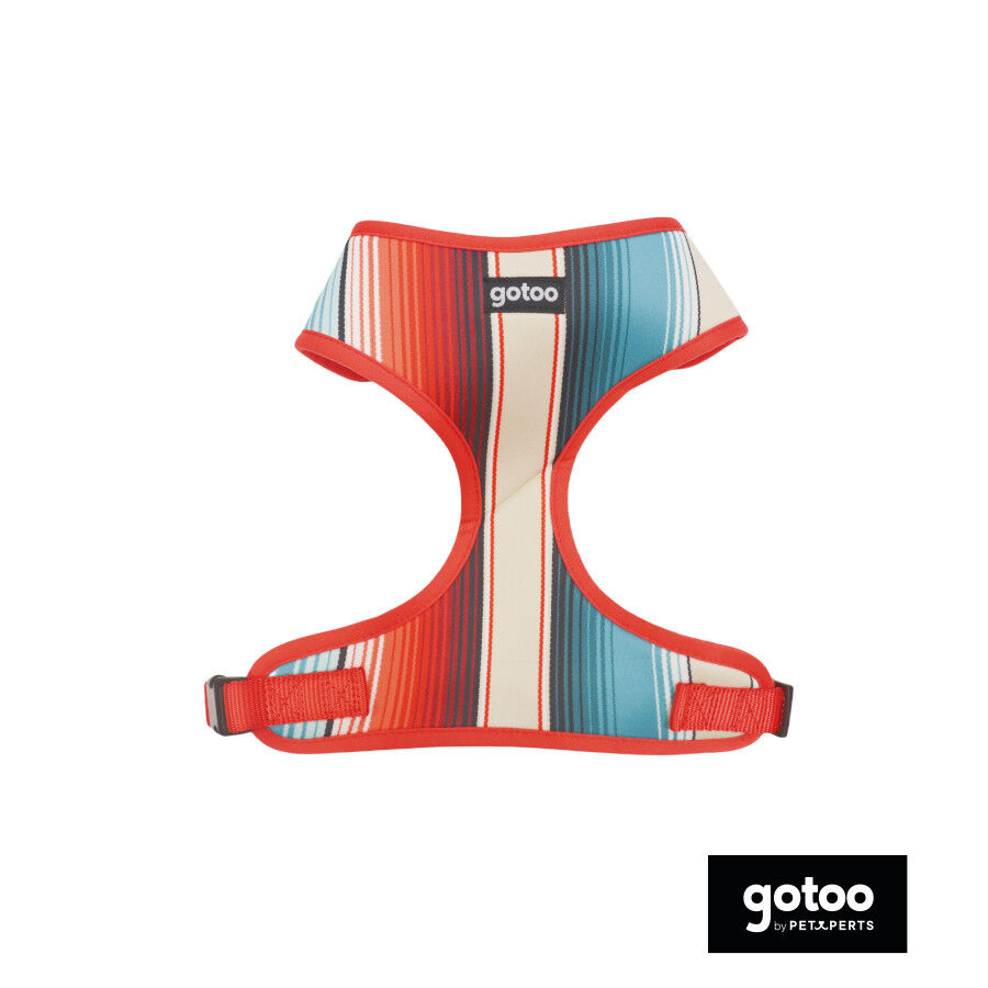 Gotoo Peitoral tecido estampado colorido para c&atilde;es, , large Imagem n&uacute;mero 2