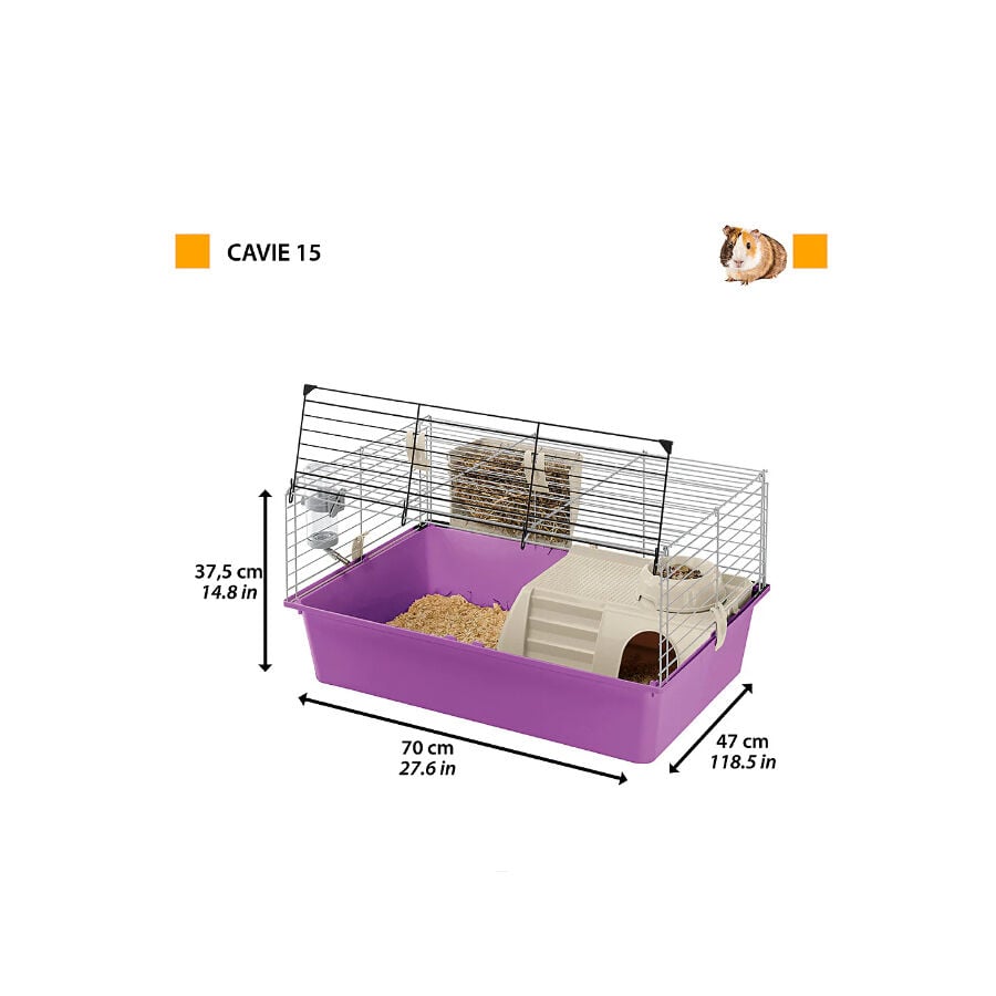 Ferplast Gaiola Cavie 15 para roedores, , large Imagem n&uacute;mero 2