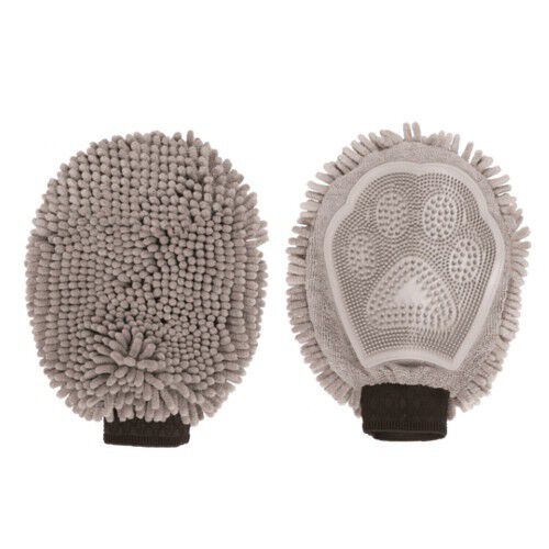 DGS Luva de Microfibra e Goma Cinzenta para c&atilde;es e gatos, , large Imagem n&uacute;mero 1