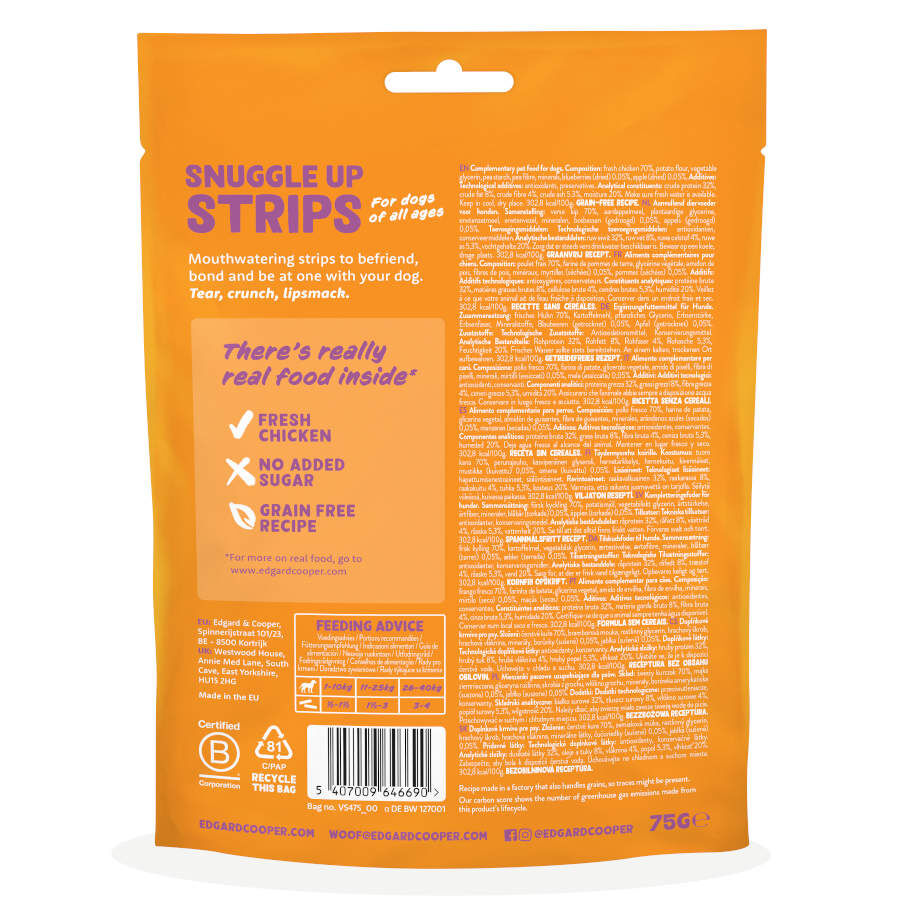 75 g Edgard y Cooper Tiras de Frango para c&atilde;es, , large Imagem n&uacute;mero 7