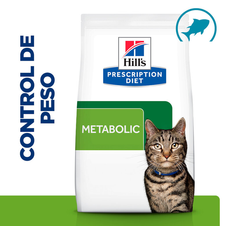 8 kg Hill's Prescription Diet Metabolic Ração de atum para gatos  ,  Imagem número 2  8 kg Hill's Prescription Diet Metabolic Ração de atum para gatos  , , large Imagem número 2