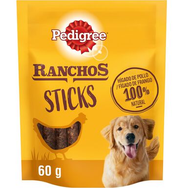 Pedigree Ranchos Sticks Recompensas Sabor Fígado de Frango para Cães