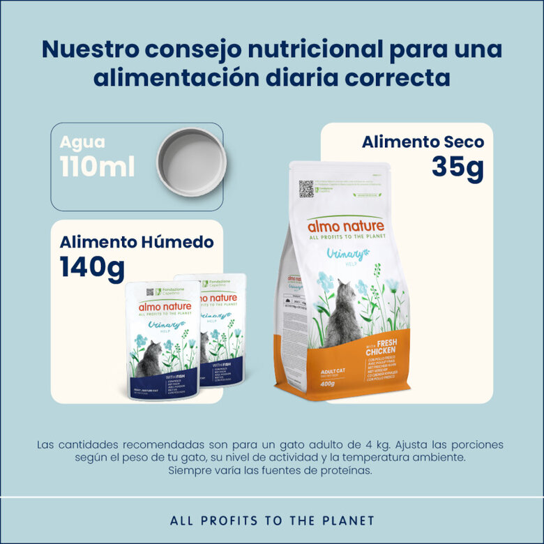 6 saquetas x 70 g Almo Nature Urinary Help Peixe e Frango saquetas para gatos – Multipack,  Imagem número 3 6 saquetas x 70 g Almo Nature Urinary Help Peixe e Frango saquetas para gatos – Multipack, , large Imagem número 3