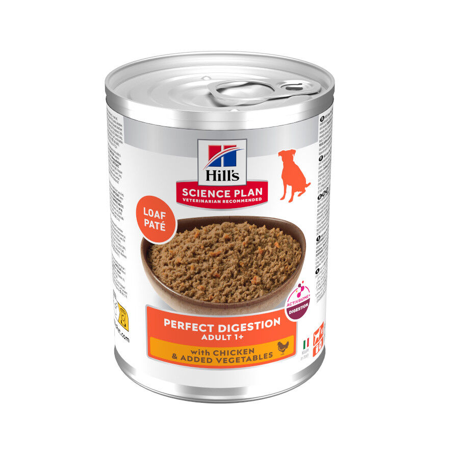 363 g Hill's Adult Science Plan Perfect Digestion frango ra&ccedil;&atilde;o para c&atilde;es, , large Imagem n&uacute;mero 1