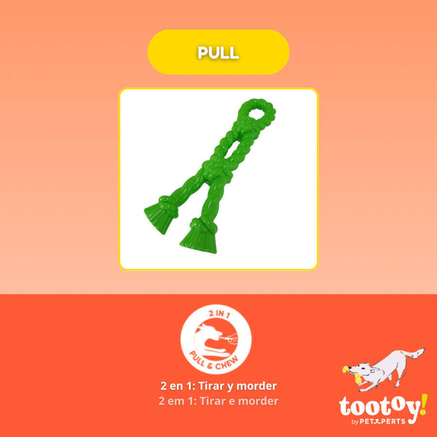 Tootoy! Pull N&oacute; grosso de borracha de brinquedo para c&atilde;es, , large Imagem n&uacute;mero 4