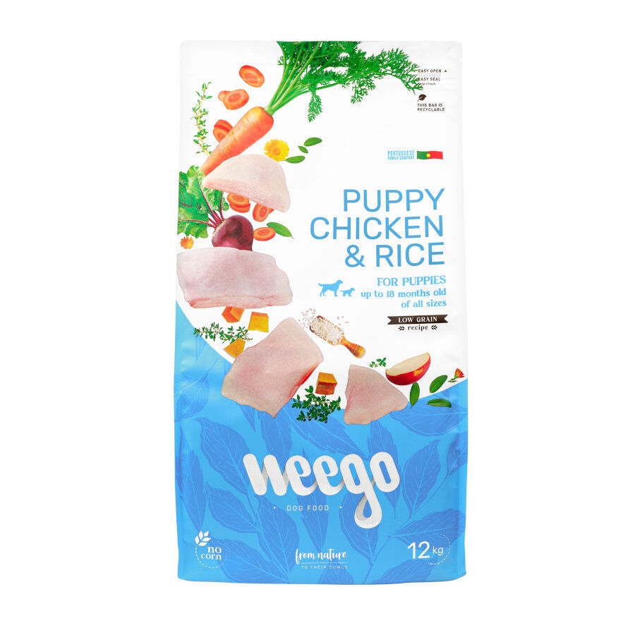 Weego Puppy Ra&ccedil;&atilde;o de frango e arroz para cachorros, , large Imagem n&uacute;mero 1
